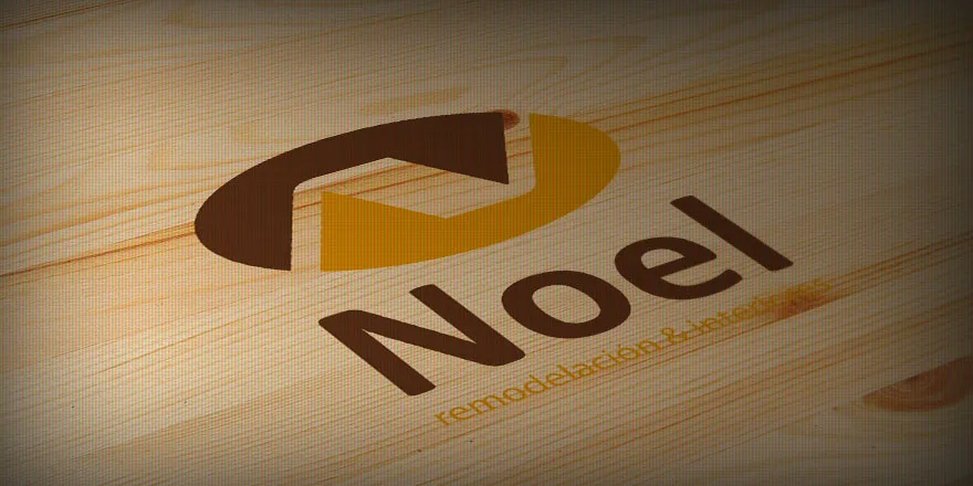 Diseño de logotipo para remodelación de interiores NOEL