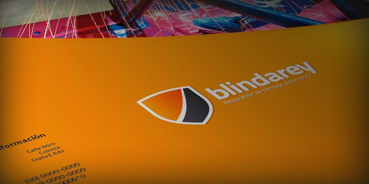 Diseño de identidad corporativa blindarey