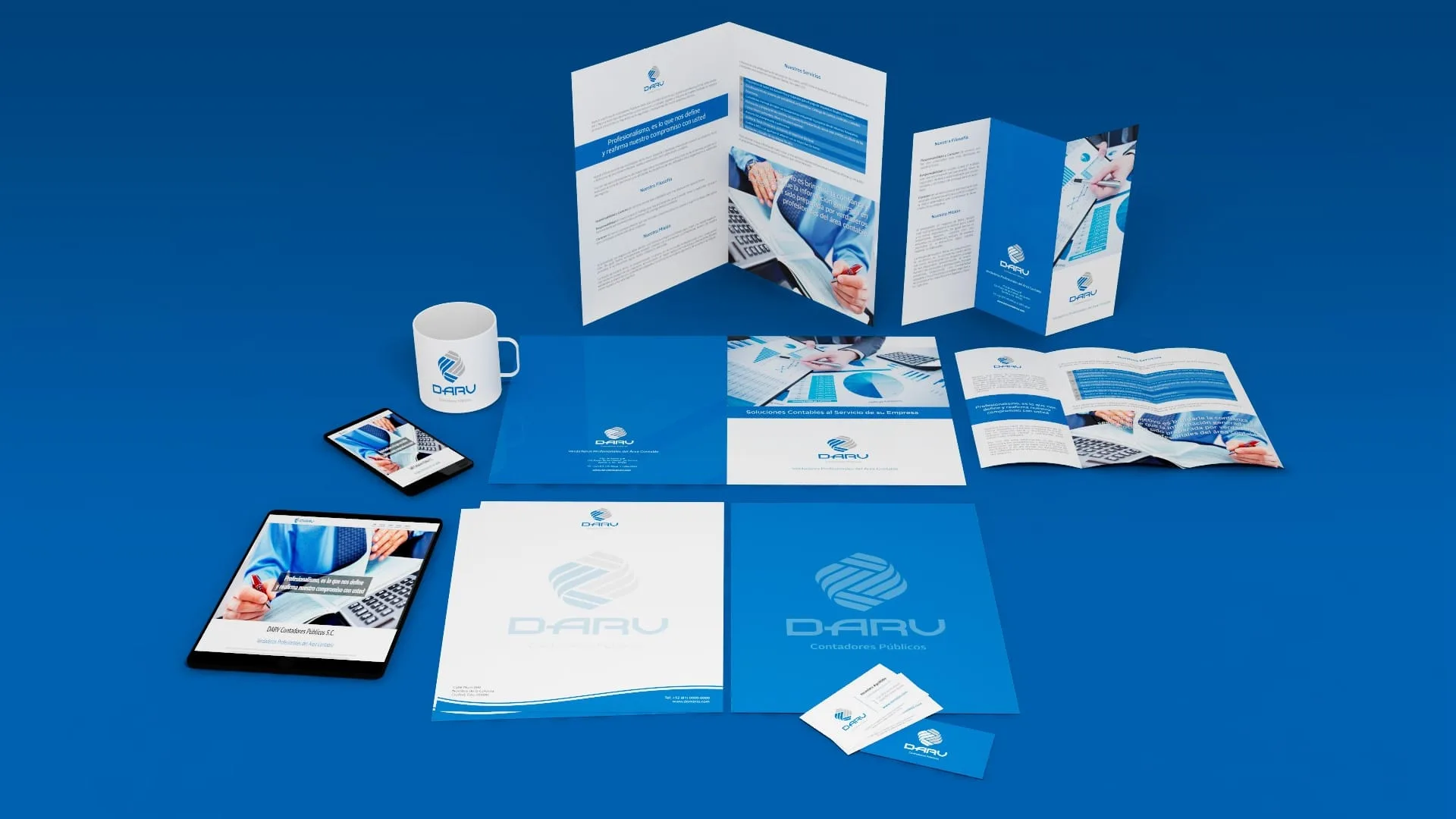 identidad-servicios-contabilidad-darv-contadores Diseño de identidad para despacho de contadores DARV