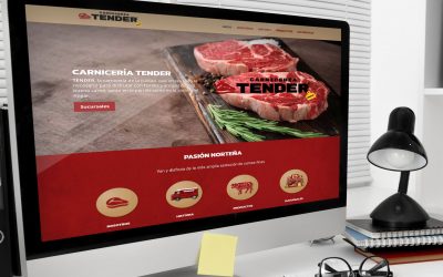 Diseño de página web para carnicería TENDER