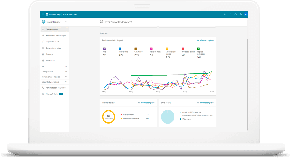 monitor-laptop-bing-webmaster-tools Metrics, Incrementar visitas a tu página web 2