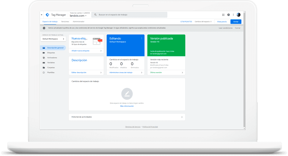 monitor-laptop-google-tag-manager Metrics, Incrementar visitas a tu página web 4