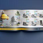Diseño de catálogo para calzado industrial Boots Factory 8