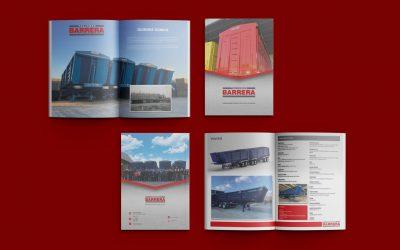 Diseño de catálogo para semiremolques Talleres Barrera