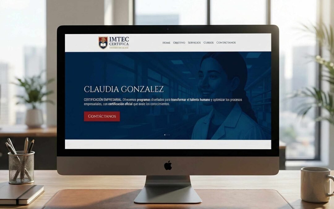 Diseño de Página Web para IMTEC Certifica: Consultoría y Certificación Empresarial