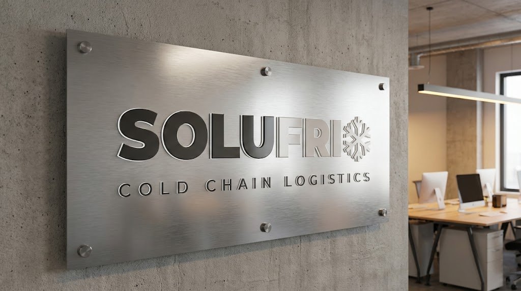 Diseño de Logotipo y Branding Industrial: SOLUFRIO – Almacenaje en Frío