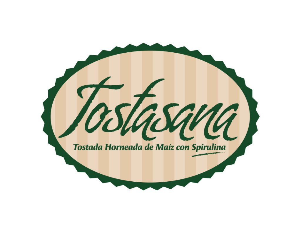 Diseño de Logotipo para Tostasana: Tostadas de Maíz con Spirulina 1