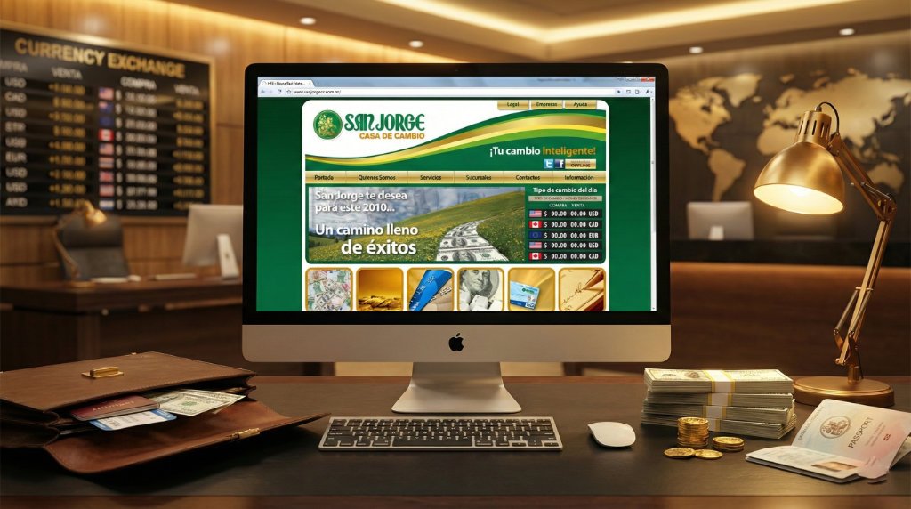 Diseño de Página Web para San Jorge Casa de Cambio
