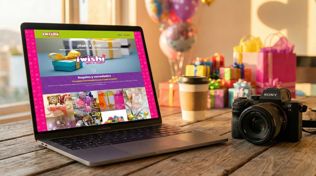Diseño Web E-commerce para Wish Gift & Shop: Creatividad y Ventas Online